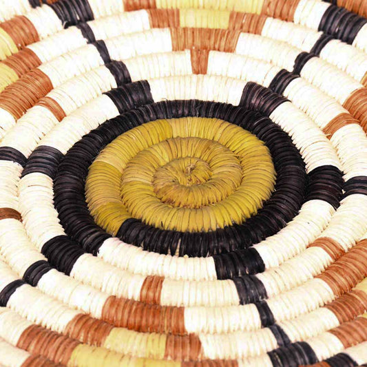 Sunflower Pattern Coiled Plaque