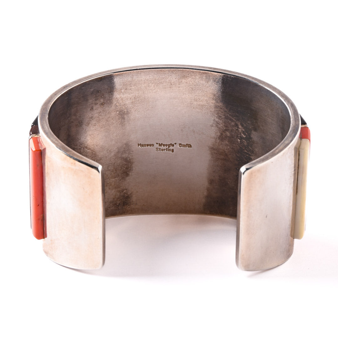 Wide Cobblestone Inlay Bracelet