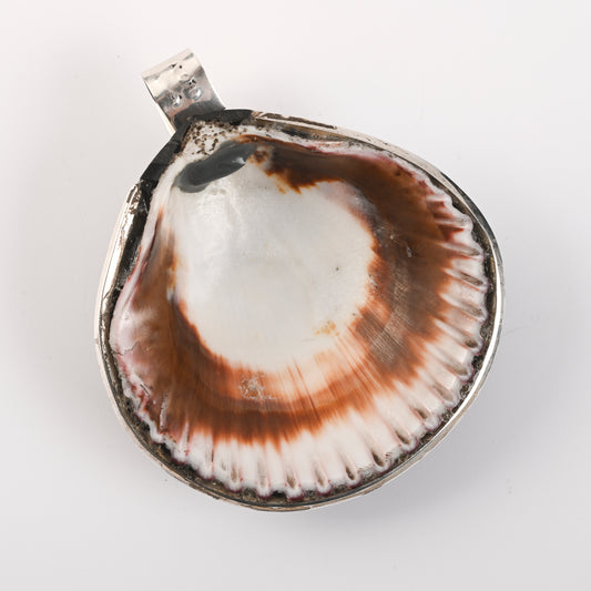 Vintage Mosaic Inlay Shell Pendant