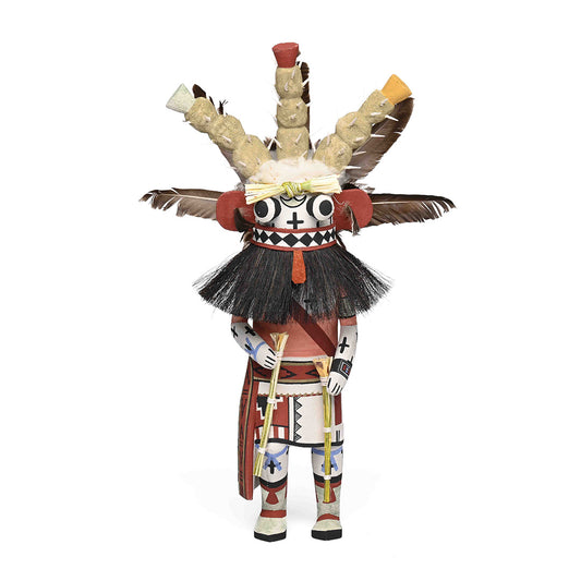 Cottonwood Root Carving Of Ogre Katsina