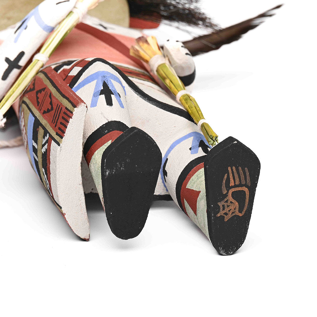 Cottonwood Root Carving Of Ogre Katsina