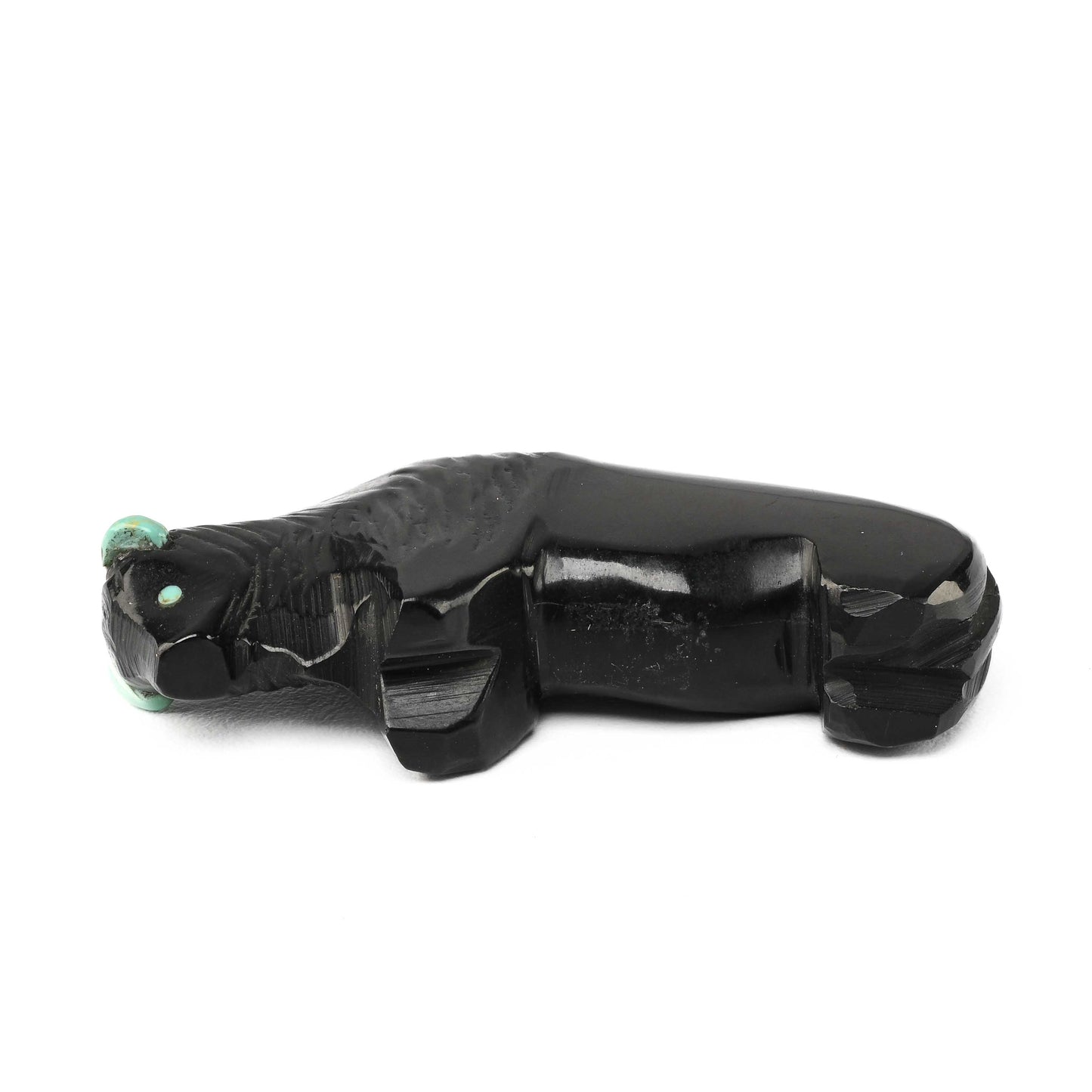 Buffalo Fetish In Jet With Turquoise