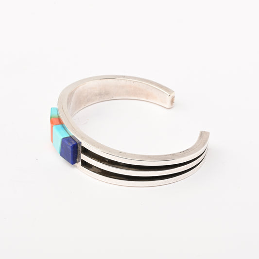 Sterling SIlver Inlay Bracelet