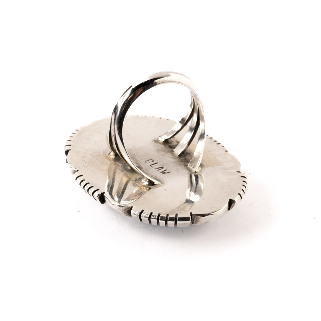 Elaborate Bezel Turquoise Ring