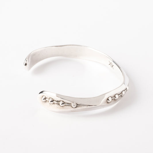 Sterling Silver Triangle Wire Cuff Bracelet