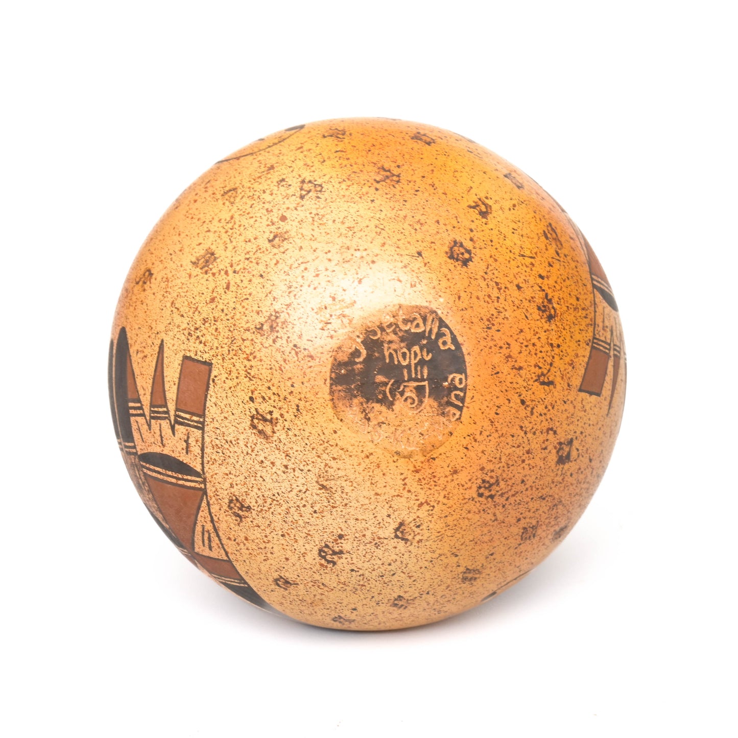 Hopi/Tewa Hand-coiled Clay Wedding Vase-type Pot