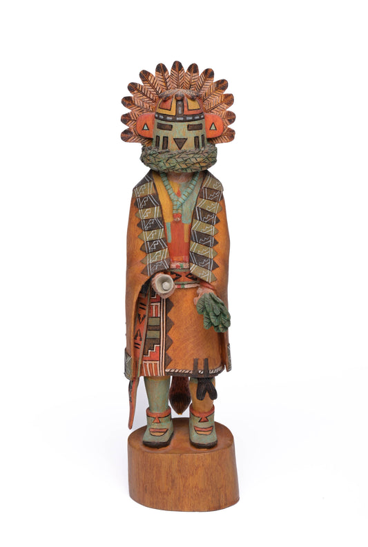 Cottonwood root carved katsina