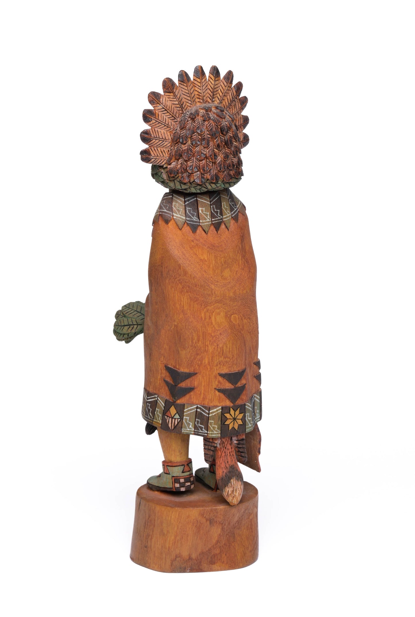 Cottonwood root carved katsina
