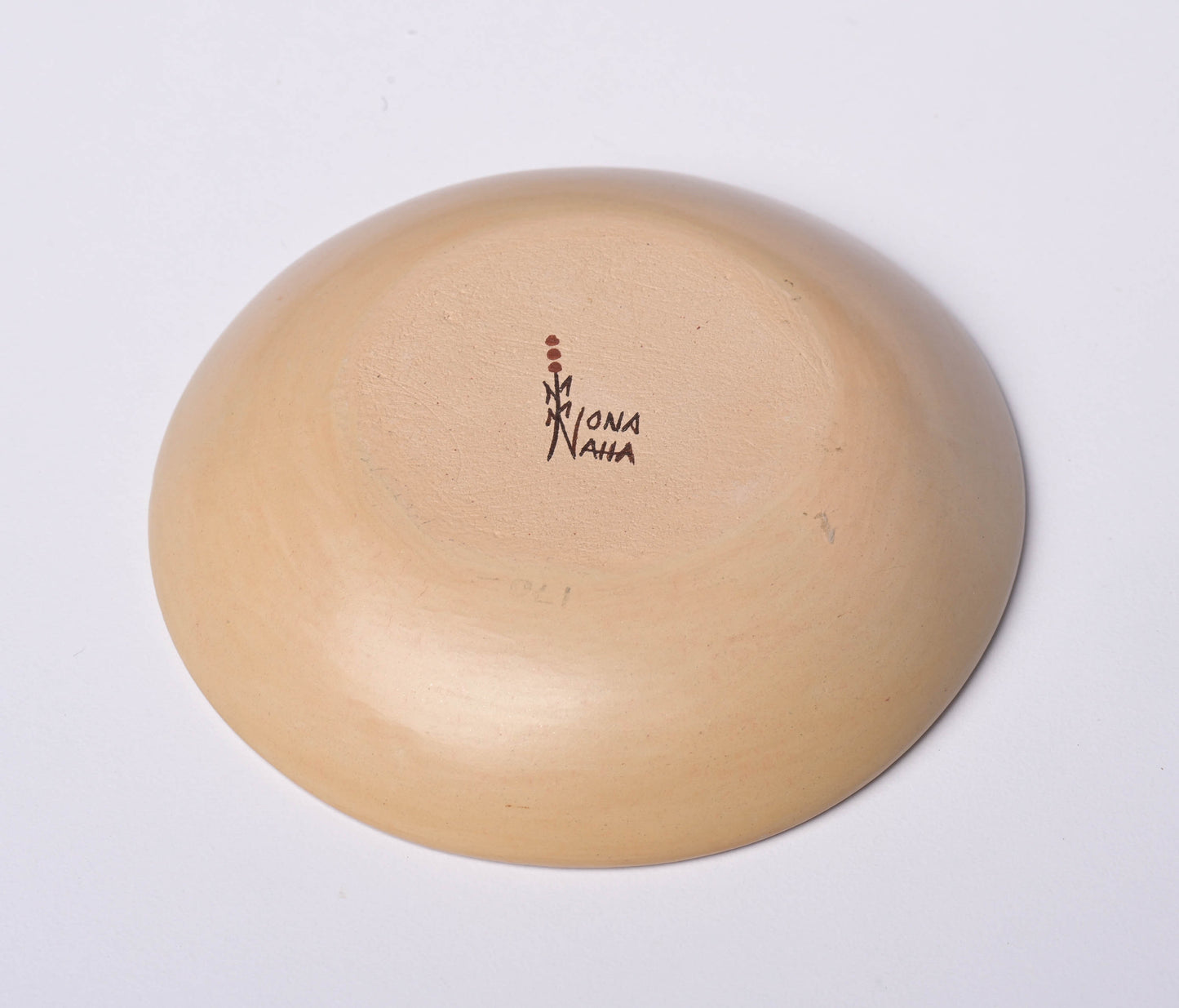 Small Hand-coiled and Hand-painted Polychrome Pot, Tewa-Hopi made.