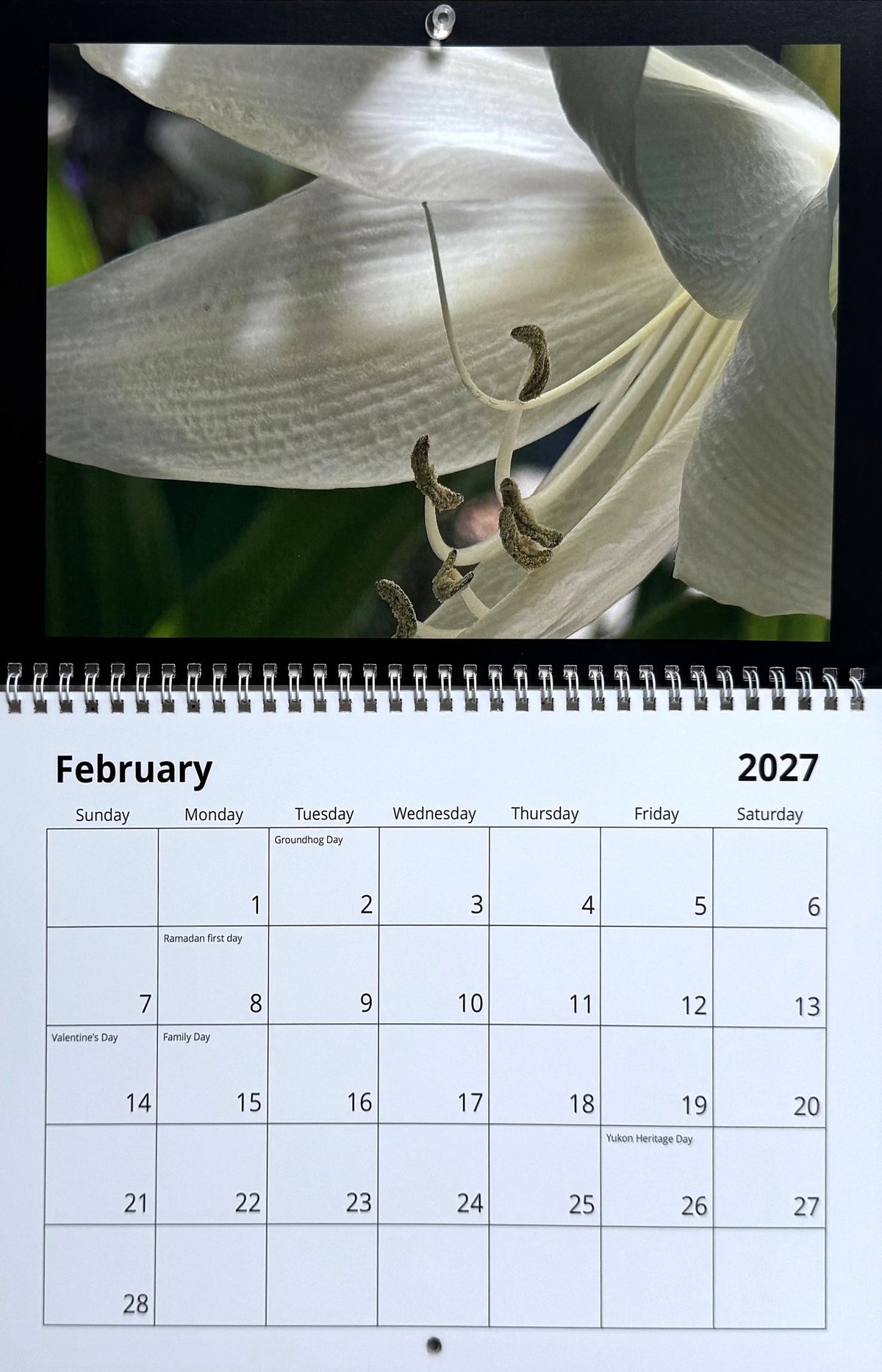 2027 Wall Calendar