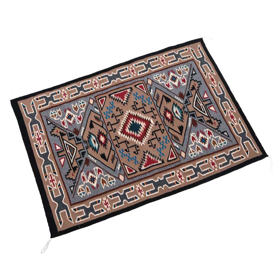 'Teec Nos Pos' Pattern Rug (Late Vintage)