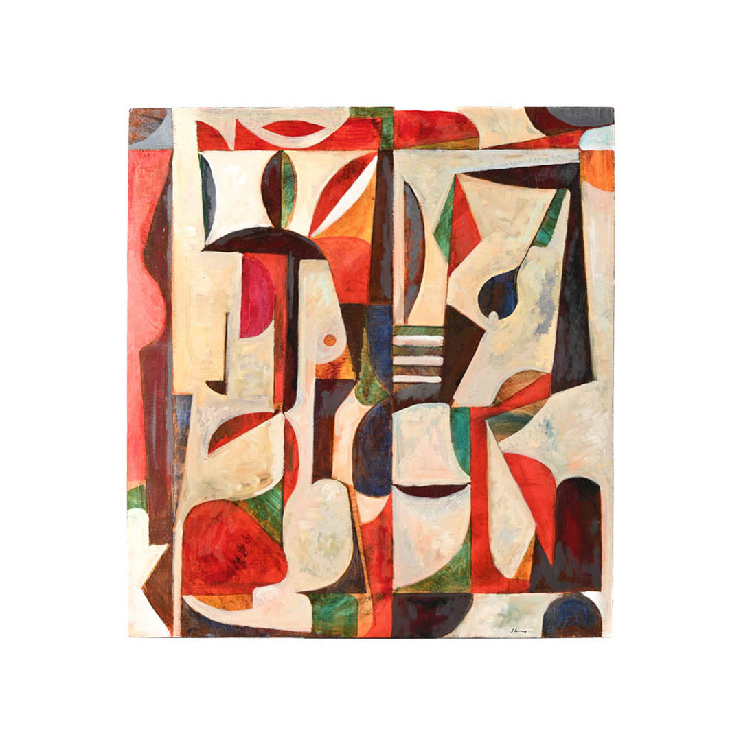 "Red Moon Path #1", 2024