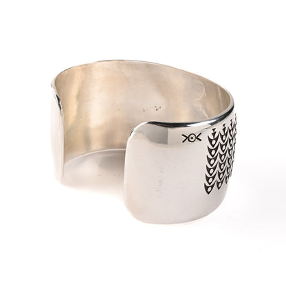 Stamped Sterling Silver Cuff Bracelet