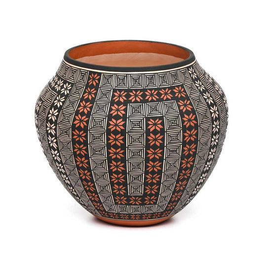 Hand-coiled Acoma Pueblo pot
