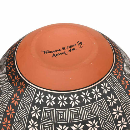 Hand-coiled Acoma Pueblo pot