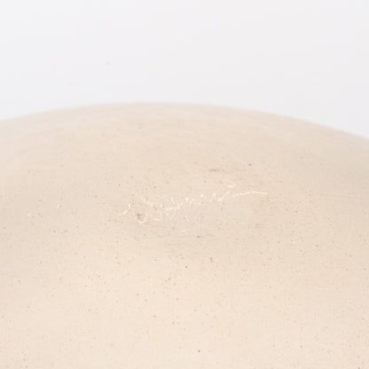 Unpainted Hand-Coiled Pot With Pueblo Decoration