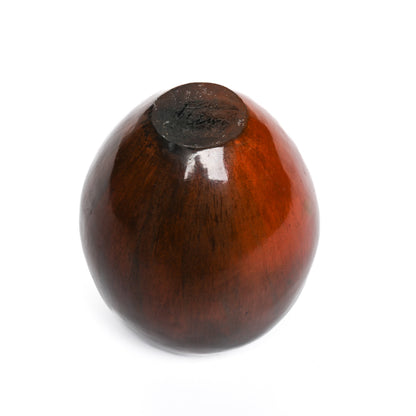 Hand-coiled Navajo pot with Pinon pitch finish