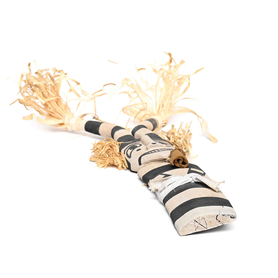 Sacred Clown Katsina With Corn Raffia