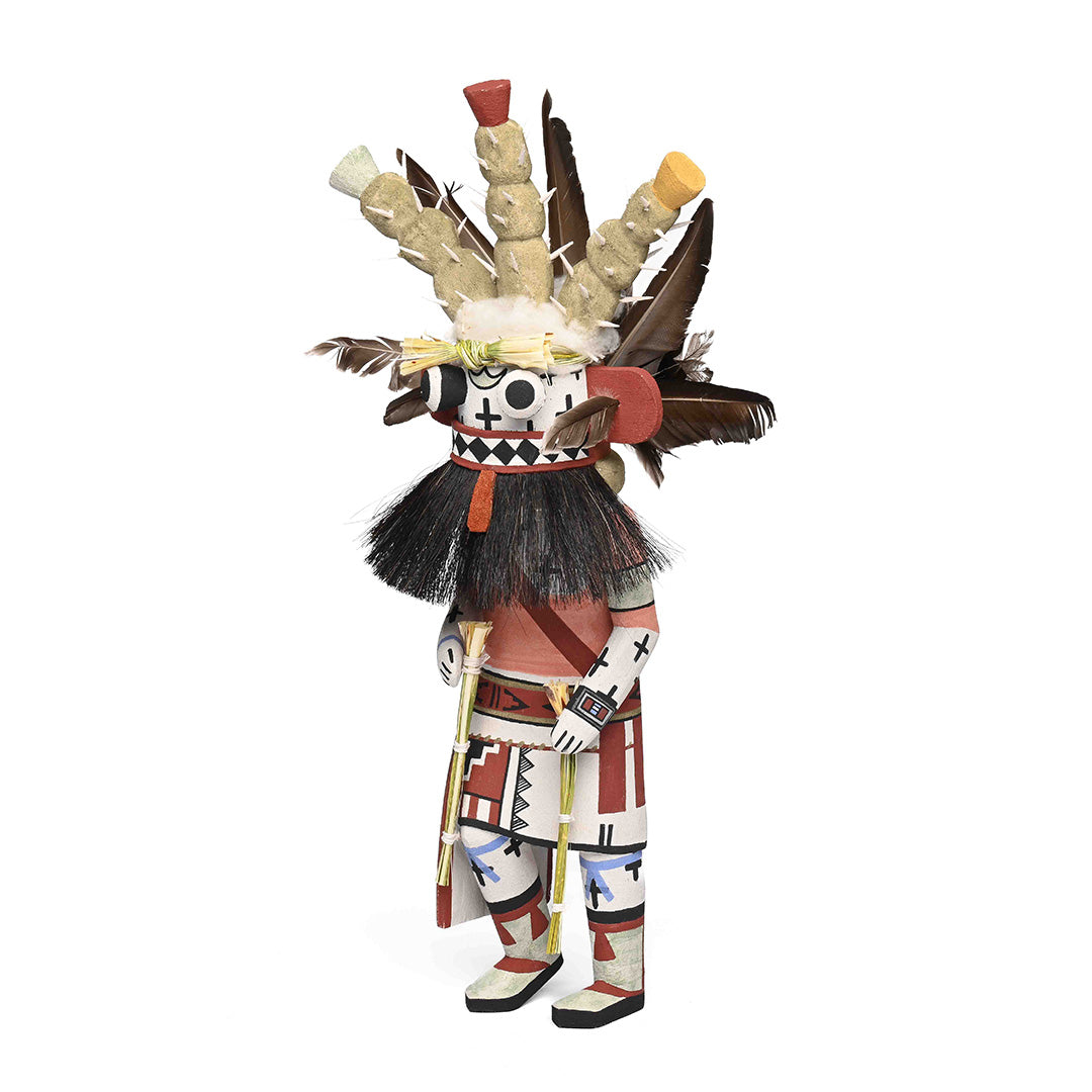 Cottonwood Root Carving Of Ogre Katsina