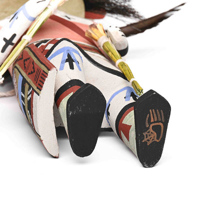 Cottonwood Root Carving Of Ogre Katsina