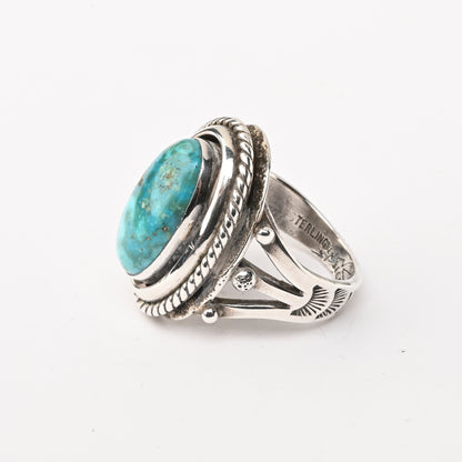 Vintage Sterling Silver Turquoise Ring