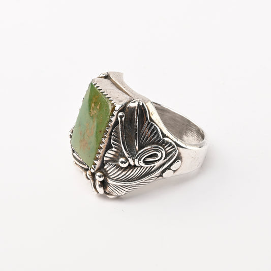 Vintage Sterling Silver Turquoise Ring