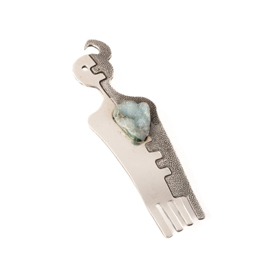 Silver Petroglyph Figure Pin