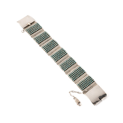 Vintage Turquoise Snake Eye Bracelet