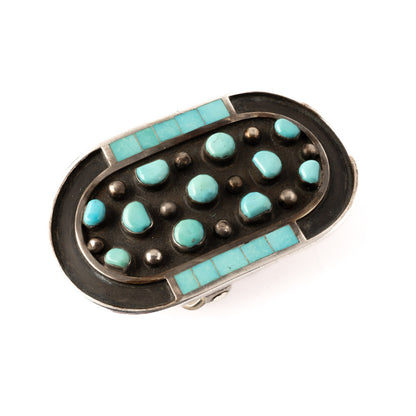 Turquoise Cluster Buckle