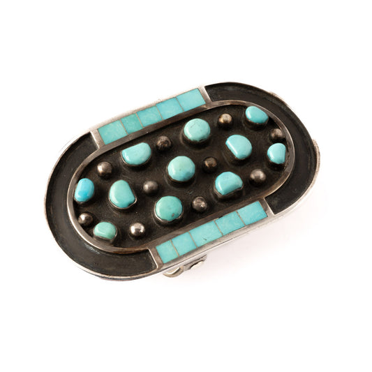 Turquoise Cluster Buckle