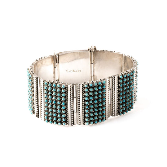 Vintage Turquoise Snake Eye Bracelet