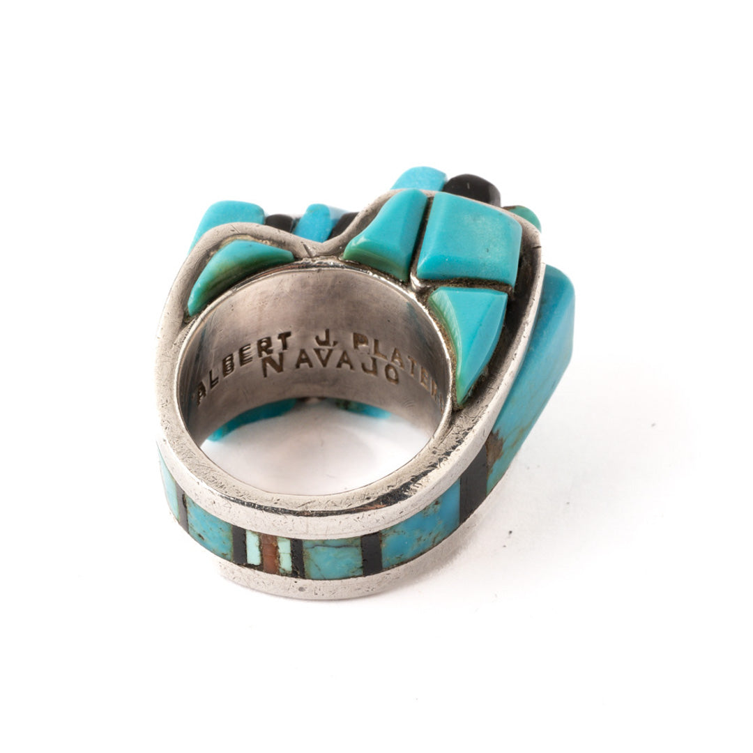 Cobblestone Turquoise Inlay Ring