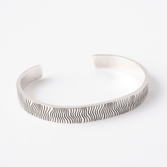 Sterling Silver Stamped Cuff Bracelet