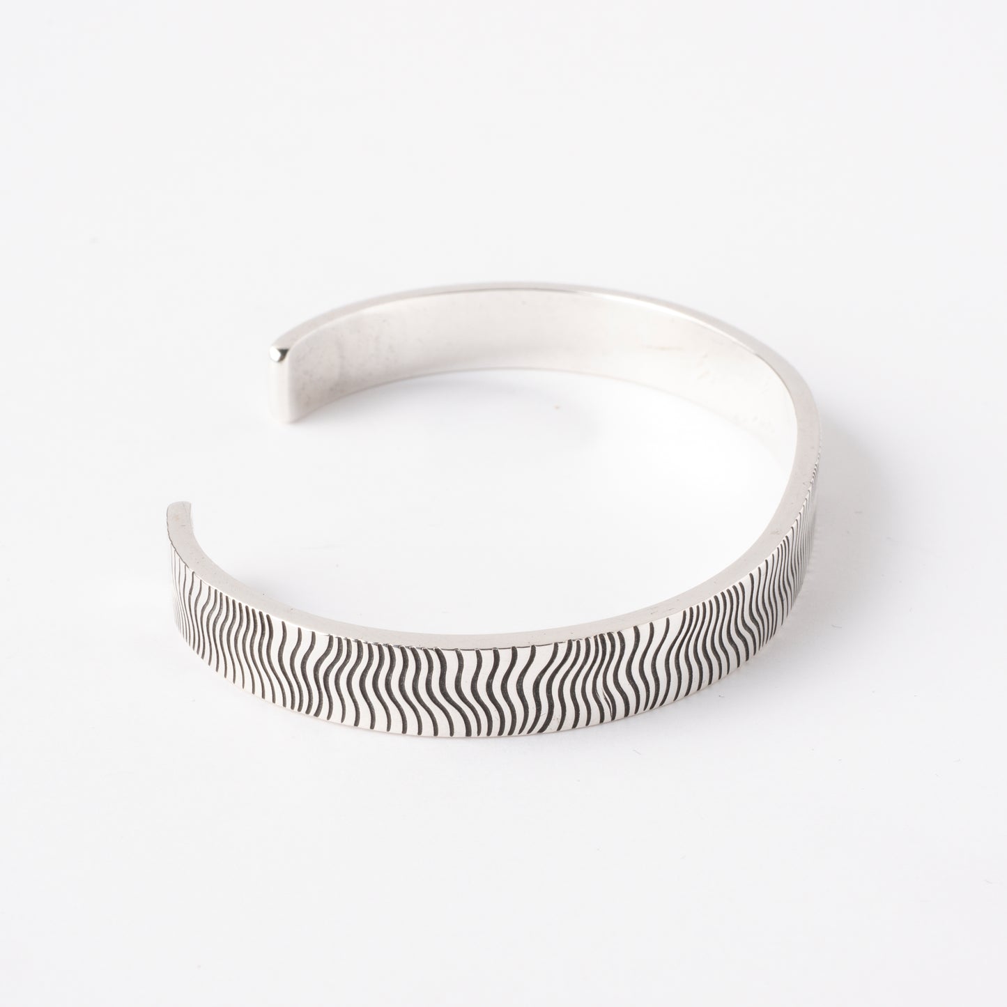 Sterling Silver Stamped Cuff Bracelet