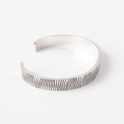 Sterling Silver Stamped Cuff Bracelet