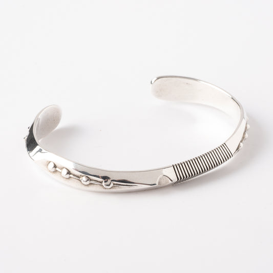 Sterling Silver Triangle Wire Cuff Bracelet