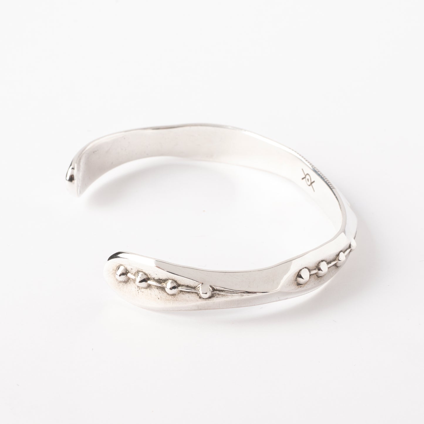 Sterling Silver Triangle Wire Cuff Bracelet