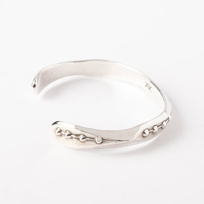 Sterling Silver Triangle Wire Cuff Bracelet