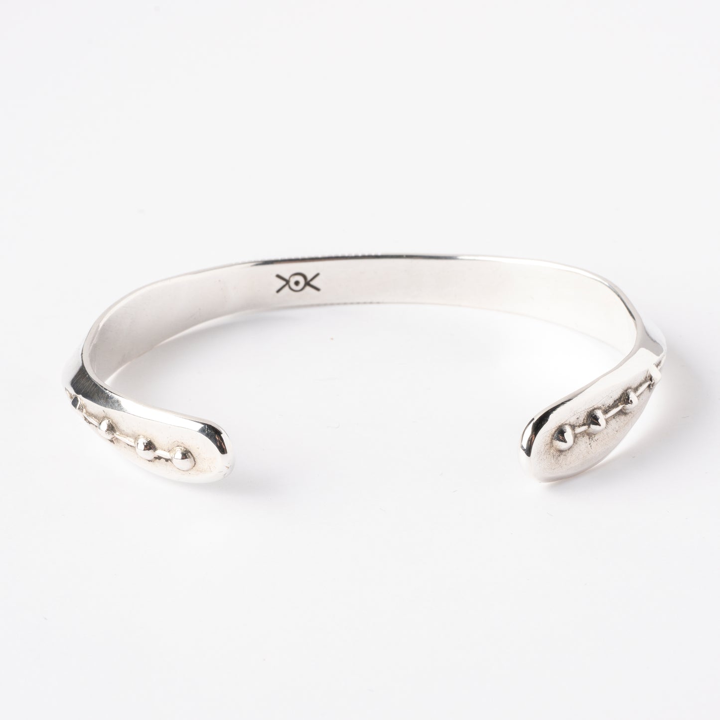 Sterling Silver Triangle Wire Cuff Bracelet