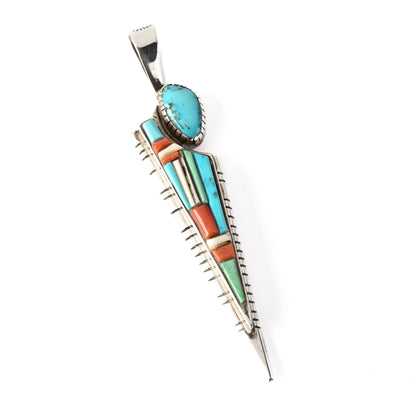 Vintage Cobblestone Inlay Pendant