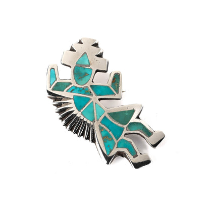 Zuni Rainbow Man Pin