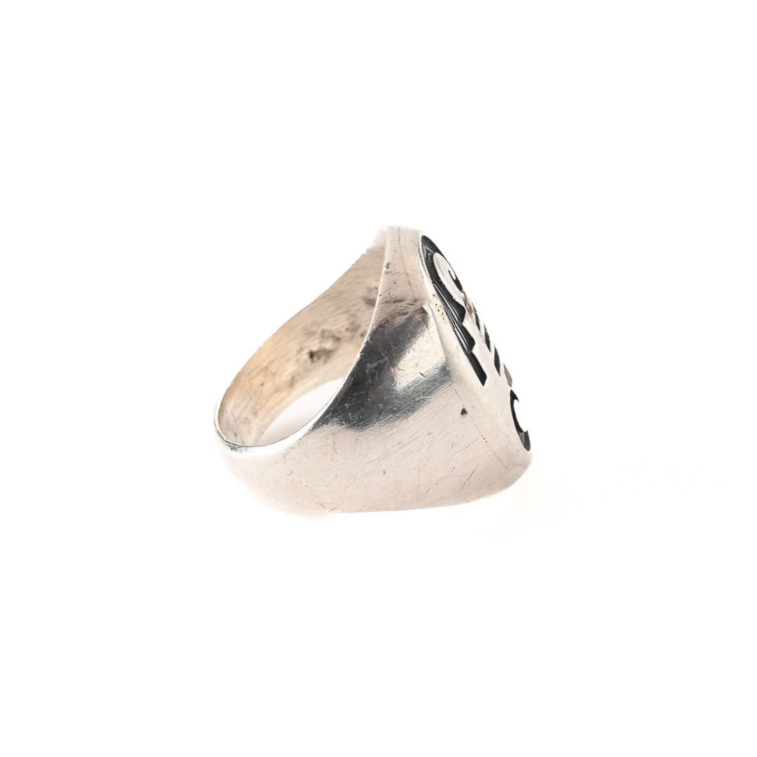 Prayer Feather Overlay Ring