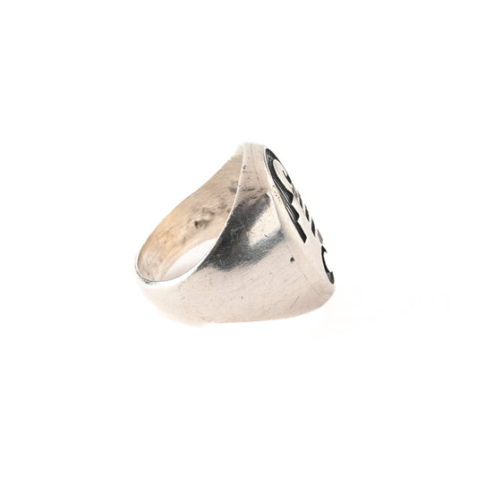 Prayer Feather Overlay Ring