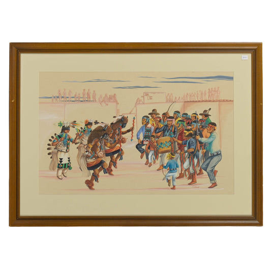 "Buffalo Dancers on the Plaza"