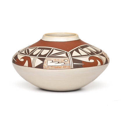 Hand-Coiled, Hopi/Tewa-made clay pot