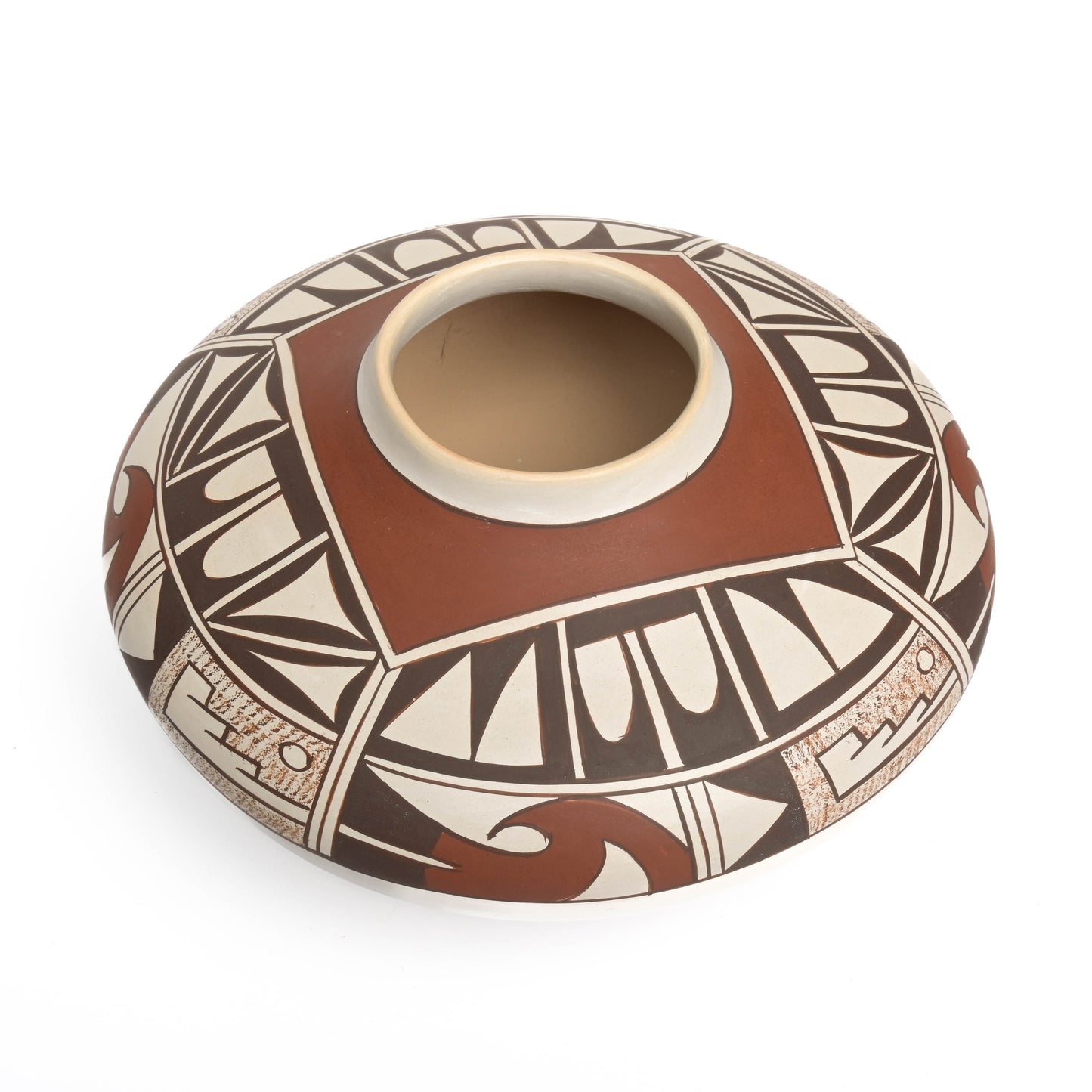 Hand-Coiled, Hopi/Tewa-made clay pot