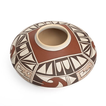 Hand-Coiled, Hopi/Tewa-made clay pot