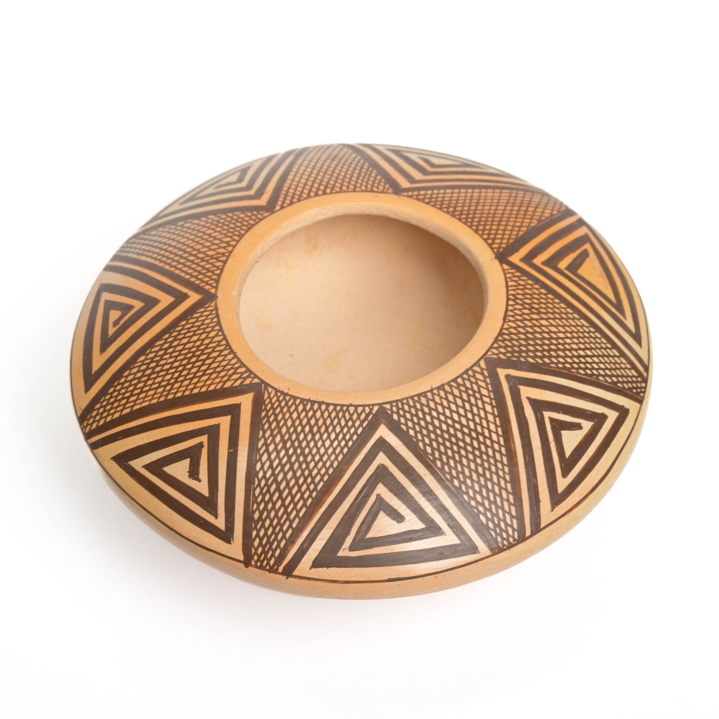 Hopi-made, Hand-coiled and Painted Small Pot