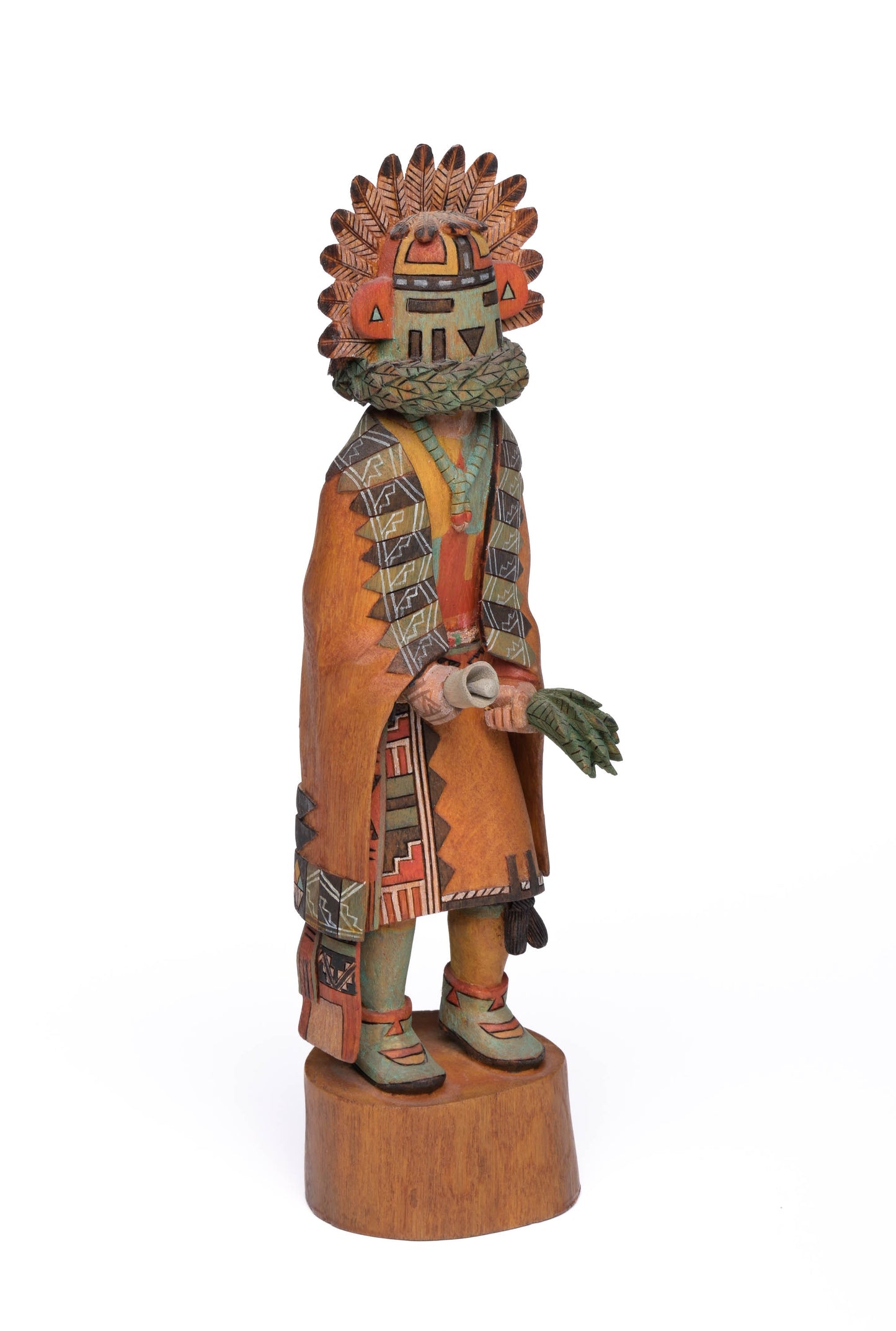 Cottonwood root carved katsina