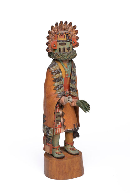 Cottonwood root carved katsina